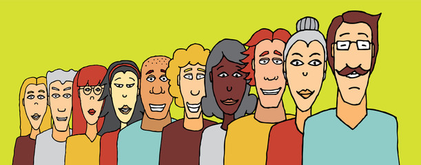 Fototapeta premium Teamwork diversity / Ethnic variation group