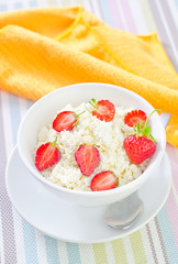 sweet cottage with strawberry