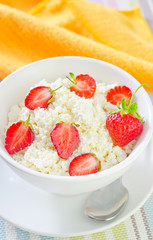 sweet cottage with strawberry