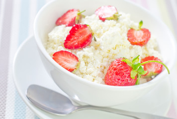 sweet cottage with strawberry