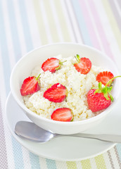 sweet cottage with strawberry