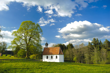 Fototapeta premium Landschaft in Bayern