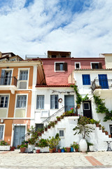 Fototapeta na wymiar śródziemnomorski dom w Parga Grecja