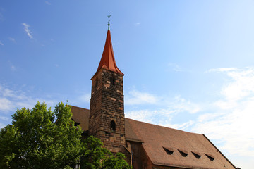Fototapeta na wymiar St. Jakob Church in Nuremberg