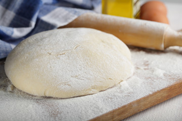 Leavened dough