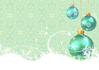 Fototapeta na wymiar Christmas Background. Abstract Vector Illustration