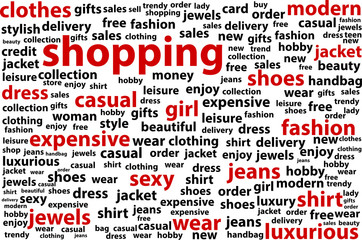 Shopping Word Cloud