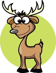 мультфильм олень