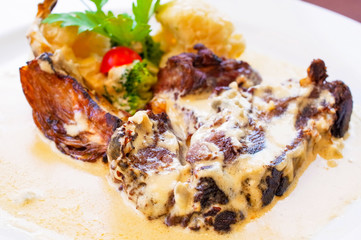 juicy steak beef meat