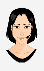 Customer service avatar
