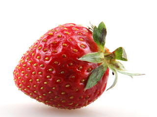 strawberries on a white background © Nenov Brothers