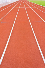 Fototapeta premium running track lines