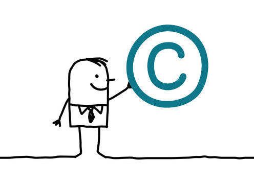 man & copyright