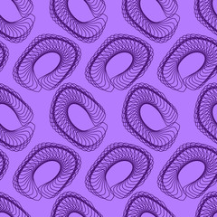 Purple Abstract Geometric Seamless Pattern