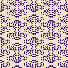 Seamless Pattern with Dots in Chaotic Order