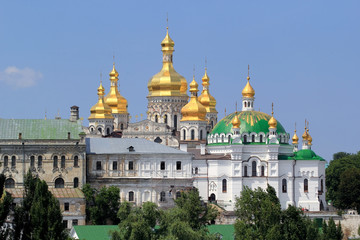 golden domes of Kiev-Pechersk monastery
