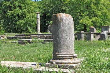 Ruins of ancient Greek temple