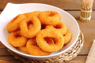 Aros de cebolla, onion rings