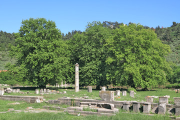 Ruins of ancient Greek temple