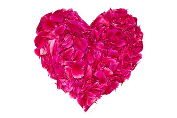 Heart from the petals