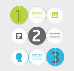 Modern Design Minimal style infographic template / can be used f