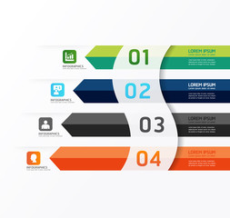 Modern Design Minimal style infographic template / can be used f