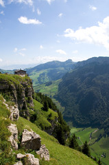 Fototapeta na wymiar Schronisko w Schäfler - Alpstein - Alpy