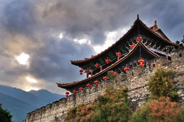 Papier Peint photo autocollant Chine South Gate, Dali Ancient City, Yunnan Province, China