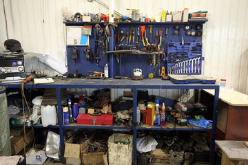 a repair garage
