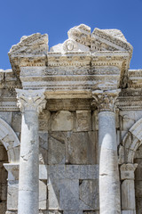 Antoninus Fountain of Sagalassos in Isparta, Turkey