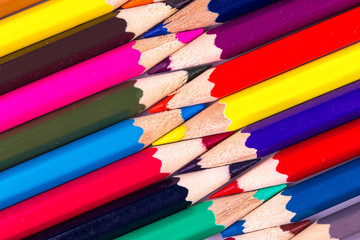 Fototapeta premium Colour pencils isolated