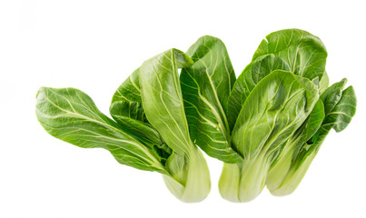 Chinese cabbage vegetable over white background