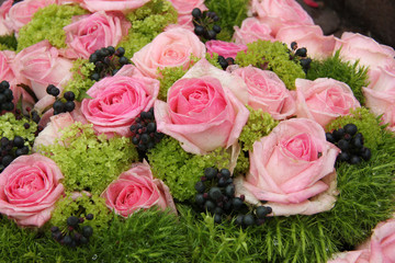 pink flower arrangement