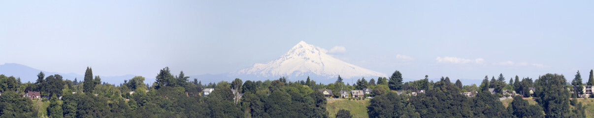 Fototapeta premium Mount Hood Oregon Rural Area Panorama