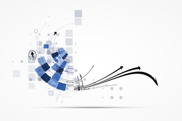 internet computer new technology concept business solutions