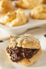 Homemade Chocolate Cream Puffs