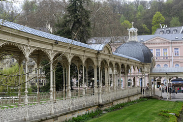 Sadova colonnade in Karlovy Vary, Czech Republic