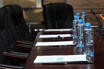Meeting room in office center