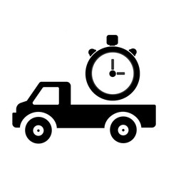 Chronomètre dans un pick-up