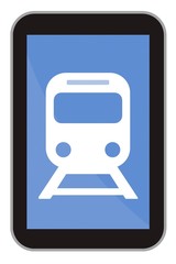 Obraz premium Métro dans un tablette