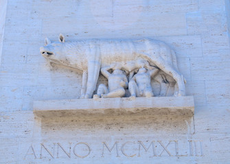 Symbol of Rome, Lupa Capitolina, Roma, Italia
