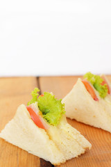 Sandwich with sausage