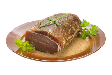 Smoked beef