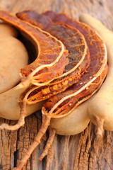 Ripe tamarind fruit