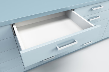 cupboard with opened drawer - 53315741