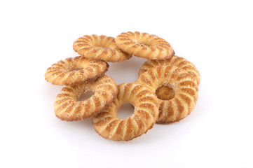 Cookie sugar at shape ring