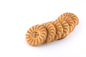 Cookie sugar at shape ring