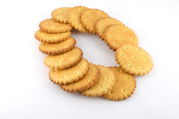 Set cookie of the round shape