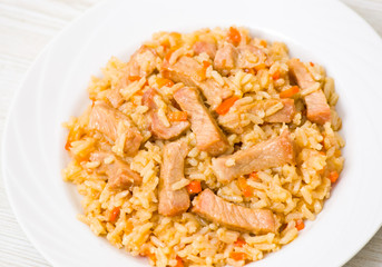 rice with meat