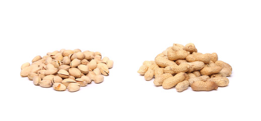 pistachios and peanuts